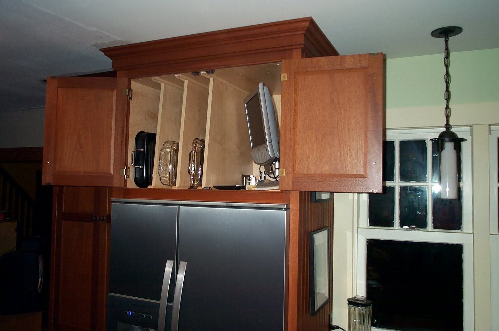 Cabinets Over The Refrigerator In My Hummel Opinion